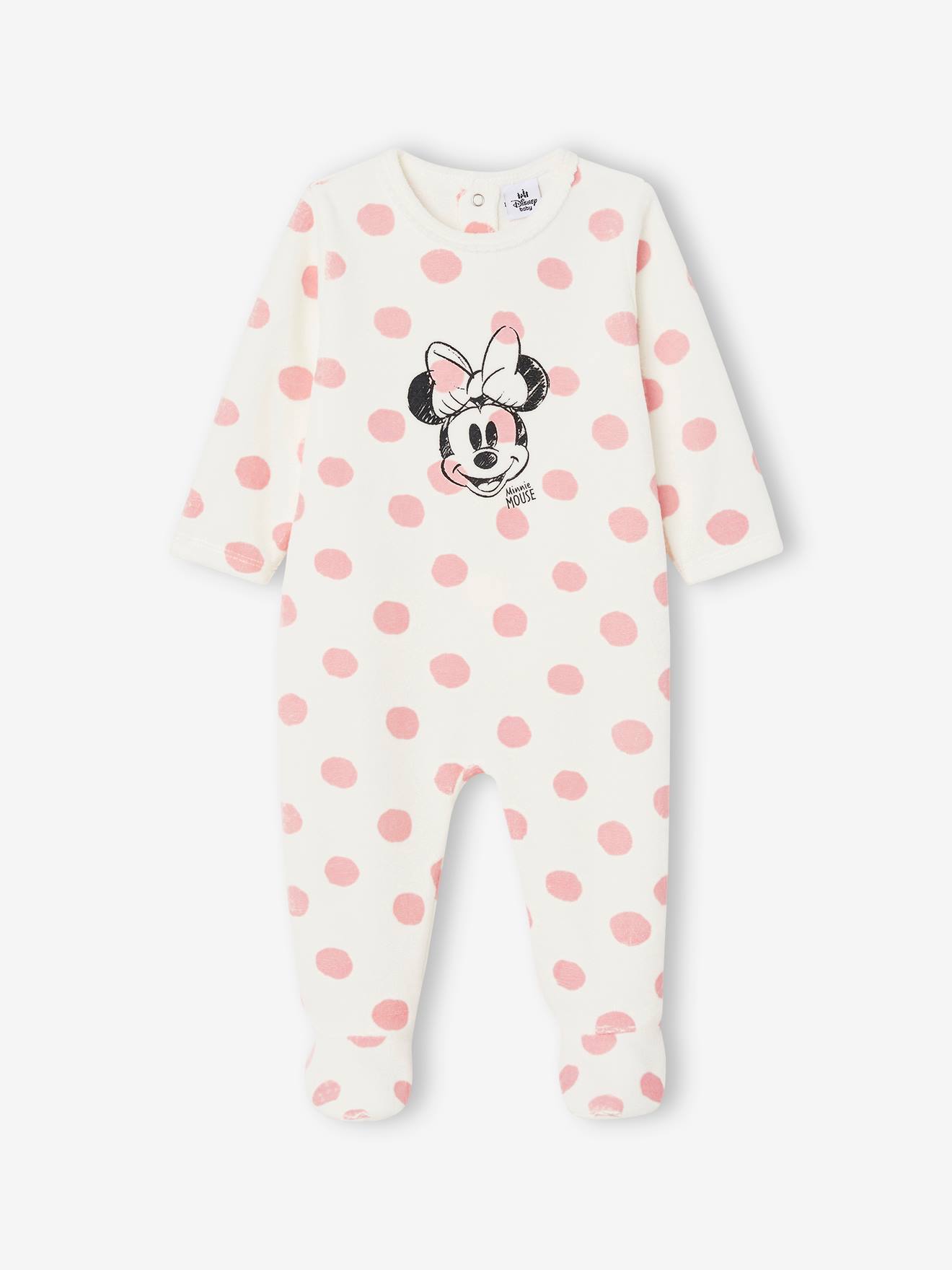 Baby Samt-Strampler Disney MINNIE MAUS von Minnie Maus