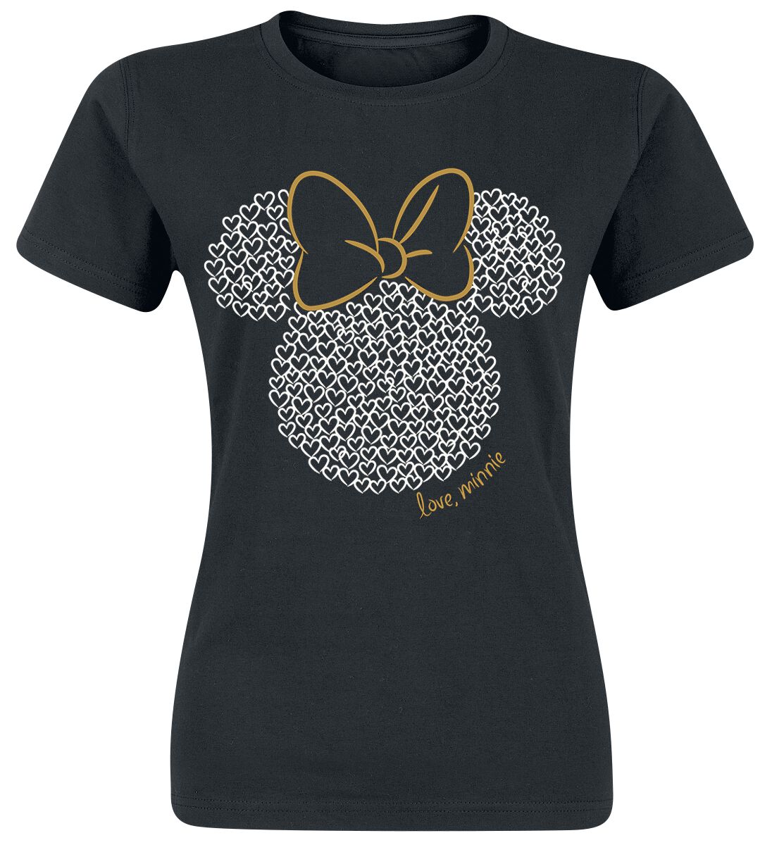 Micky Maus - Disney T-Shirt - Minnie Maus - Love - S bis XXL - für Damen - Größe M - schwarz - Lizenzierter Fanartikel Micky Maus - Disney T-Shirt - Minnie Maus - Love - S bis XXL - für Damen - Größe M - schwarz - Lizenzierter Fanartikel von Micky Maus