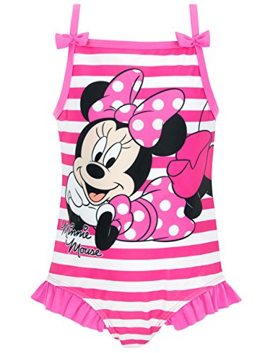 Minnie Mouse Disney Mädchen Badeanzug, Rosa, 98 (Herstellergröße: 2 - 3 Jahre) von Disney