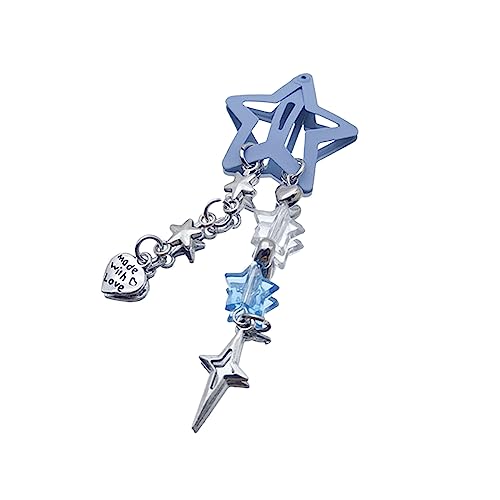 Haarspange in Form einer Haarspange für Damen und Mädchen, Stern-Fransen, Haarspangen, Ornament von MinnowXY