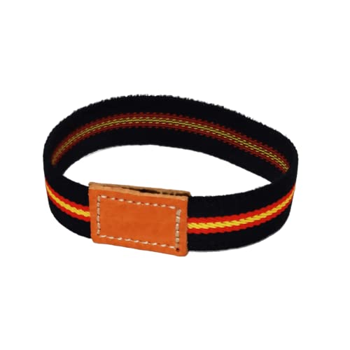 MINOPLATA Armband für Herren und Damen, elastisches Band, spanische Flagge und Leder, ein Uni-Armband, super angenehm zu tragen, Large, Elastisch, Kein Stein MINOPLATA Armband für Herren und Damen, elastisches Band, spanische Flagge und Leder, ein Uni-Armband, super angenehm zu tragen, Large, Elastisch, Kein Stein von Minoplata