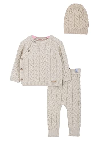 Minora Baby Born Zubehör Kleidung Erstausstattung Winter Hose, Pullover und Mütze Outfit Set für Neugeborene Jungen, Mädchen und Boys von Minora