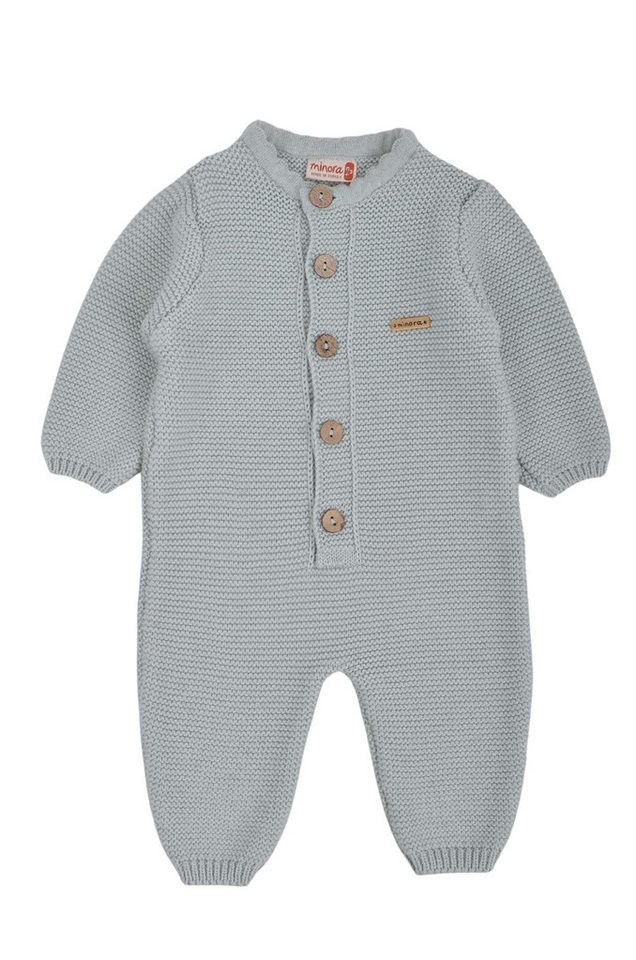 Minora Strickkleid Minora Gestrickter Unisex Strampler von Minora