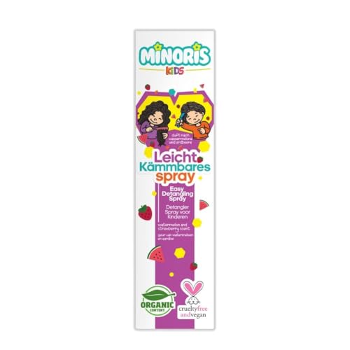 Minoris Kids Leicht Kämmbares Spray, 200 ml – Organisch & Vegan Entwirrspray für Kinder | Leave In Conditioner mit Bio Ringelblume & Provitamin B5 | Sanfte Haarpflege Minoris Kids Leicht Kämmbares Spray, 200 ml – Organisch & Vegan Entwirrspray für Kinder | Leave In Conditioner mit Bio Ringelblume & Provitamin B5 | Sanfte Haarpflege von Minoris
