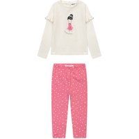 Minoti Set Langarmshirt + Leggings rosa von minoti