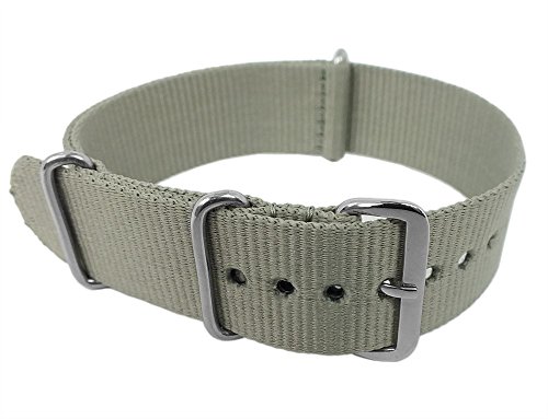 Minott Durchzugsband Outdoor | Outdoorband mit Edelstahlschlaufen grau 29118, Stegbreite:20mm von Minott