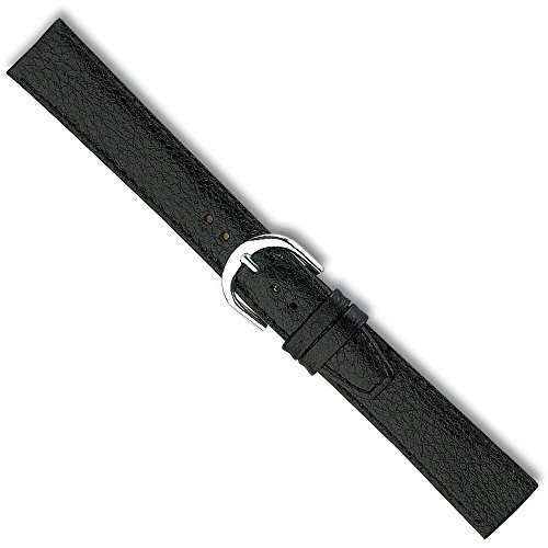 Minott Uhrenarmband Kalbsleder Band Schwarz 26671S, Stegbreite:16mm von Minott