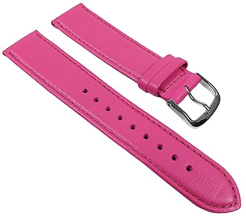 GRAF Miami Uhrenarmband Kalbnappa Pink 22593S Made in Germany, Stegbreite:14mm von Minott
