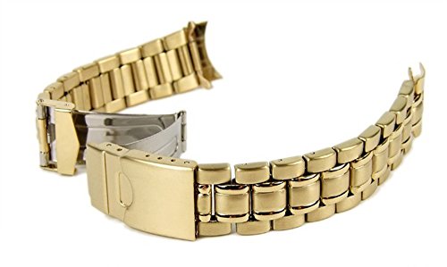 Minott Ersatzband Uhrenarmband 6 x Wechselantoß IP Gelbgold 18mm 20mm 22mm von Minott