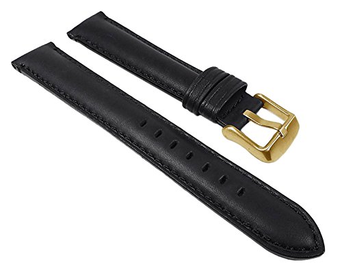 Ranger Uhrenarmband Kalbsleder Band schwarz 24022G, Stegbreite:20mm von Minott
