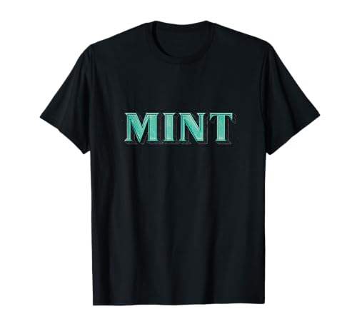 Cooles Minz-Kostüm für Erwachsene und Kinder T-Shirt Cooles Minz-Kostüm für Erwachsene und Kinder T-Shirt von Mint Outfit