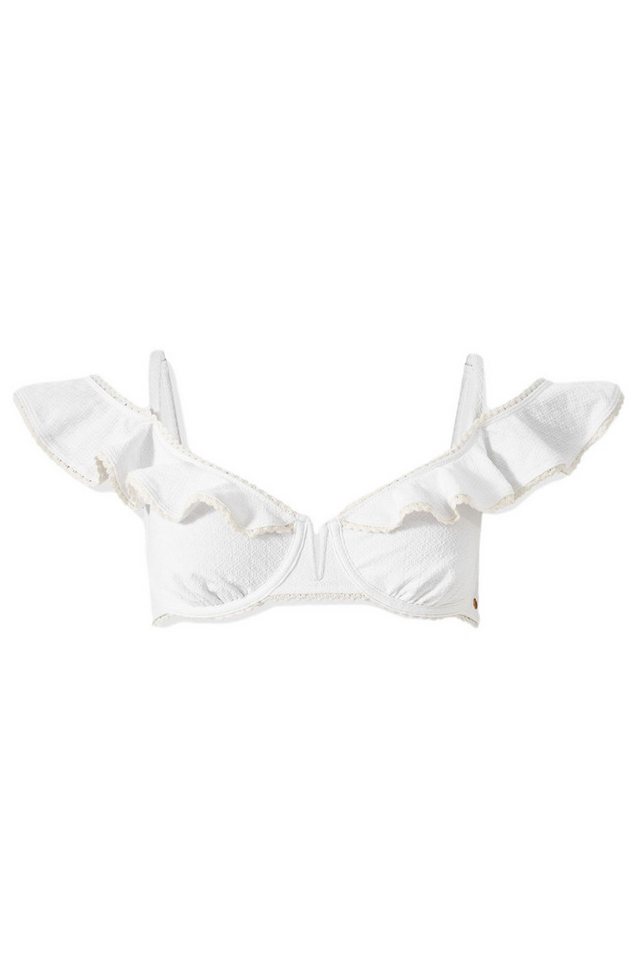 Mint Velvet Triangel-Bikini-Top Mint Velvet Gerüschtes Bikini-Top mit Dekolleté (1-St) von Mint Velvet