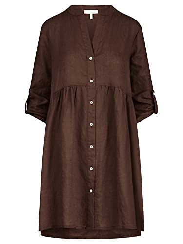 Mint & Mia Damen WEBKLEID Kleid, Cacao, Normal von Mint & Mia