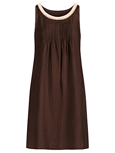 Mint & Mia Damen Web Kleid, Cacao, Normal von Mint & Mia