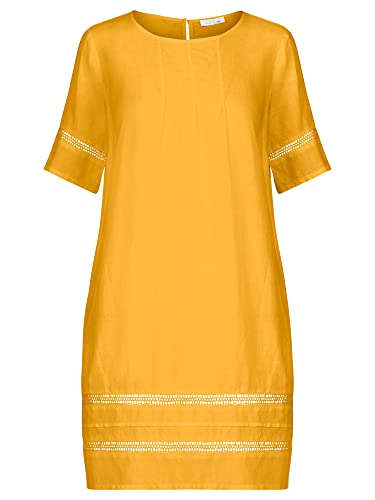 Mint & Mia Damen Webkleid Kleid, Gold, 40 EU von Mint & Mia