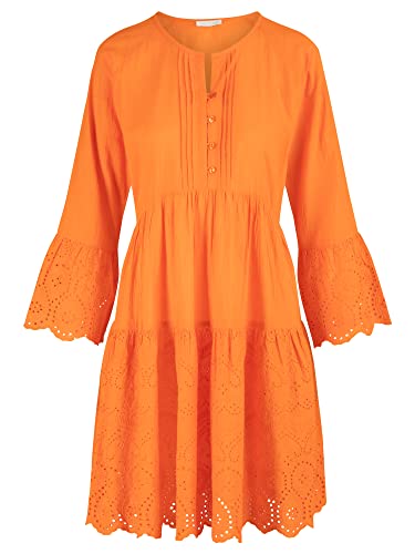 Mint & Mia Damen Webkleid Kleid, Orange, 40 EU von Mint & Mia
