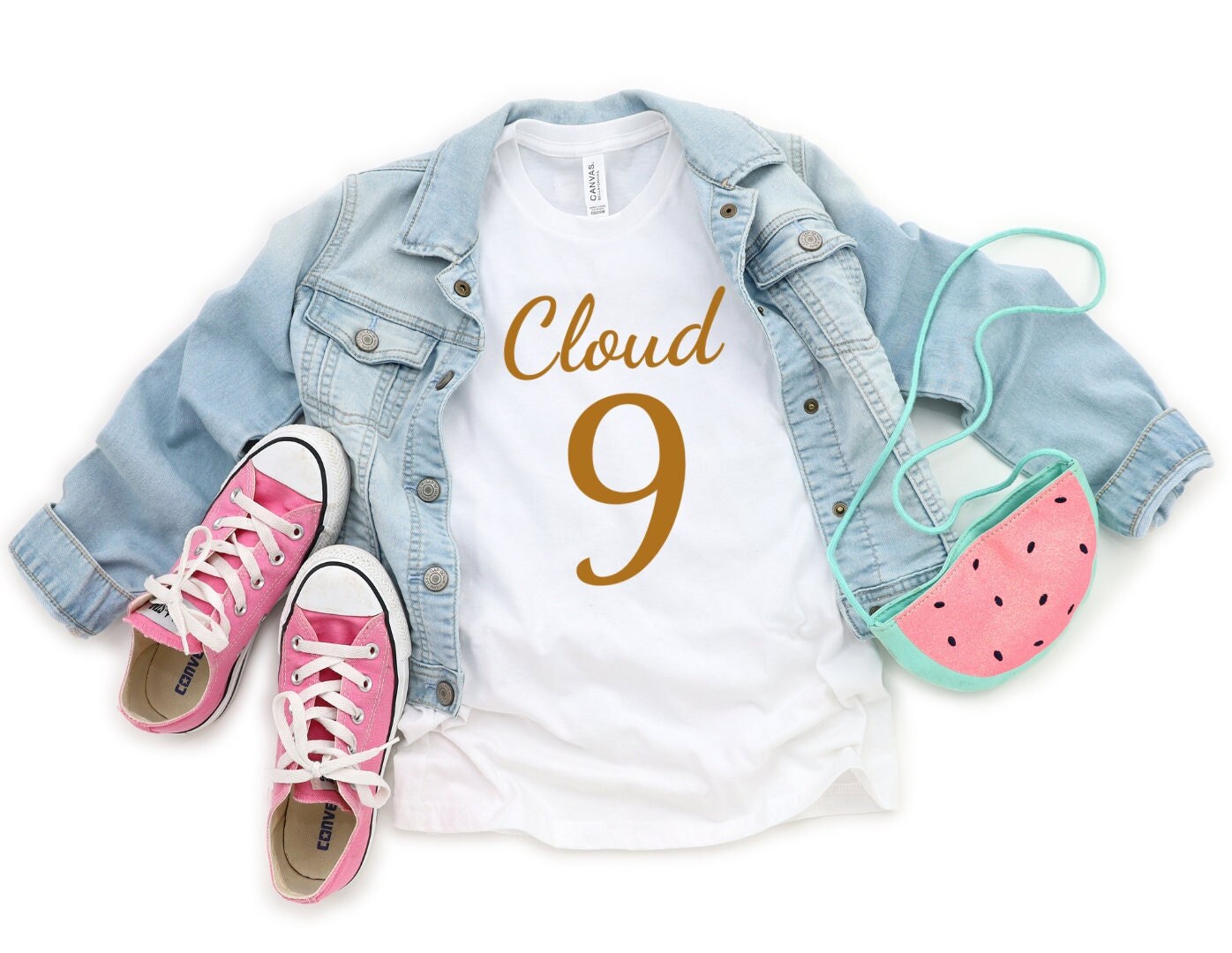 On Cloud 9 Geburtstag Shirt, Geburtstag, Wolke Neuntes Geburtstags Jahre Shirt Mädchen, 9 von MintTeeApparel