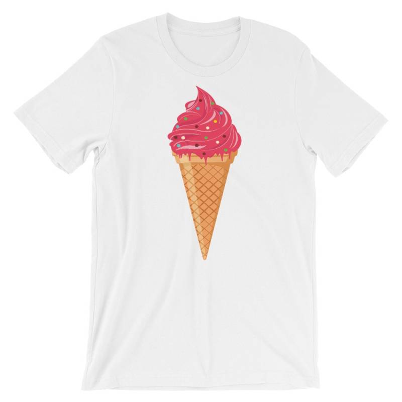 Eis-T-Shirt | Ice Cream Cone Shirt Sommer T-Shirt Eis-Liebhaber Süßigkeiten Gebäck Lustige Junk-Food-Shirt Eis-Geschenk von MintedFresh