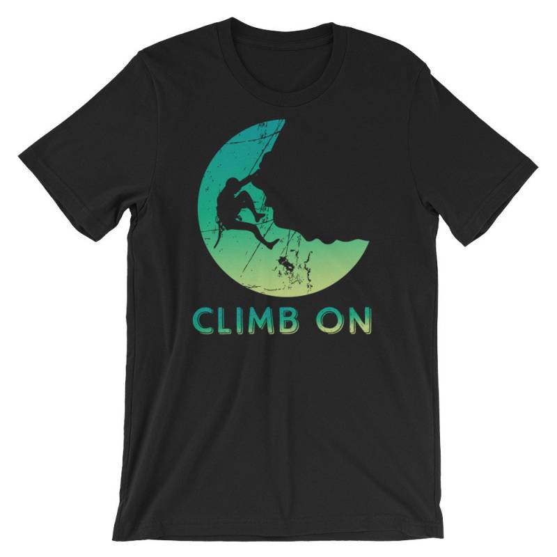 Klettern Auf Felsen Klettern Shirt | Klettern-Geschenk Bouldern Geschenk Berg Kletterer Abenteuer-Shirt von MintedFresh