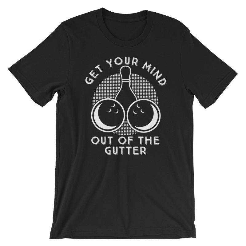 Lustig Bowling T-Shirt Für Männer | Bowling-Geschenk Erhalten Sie Ihre Meinung Aus Der Dachrinne Ball Shirt Pin Sport-Humor von MintedFresh