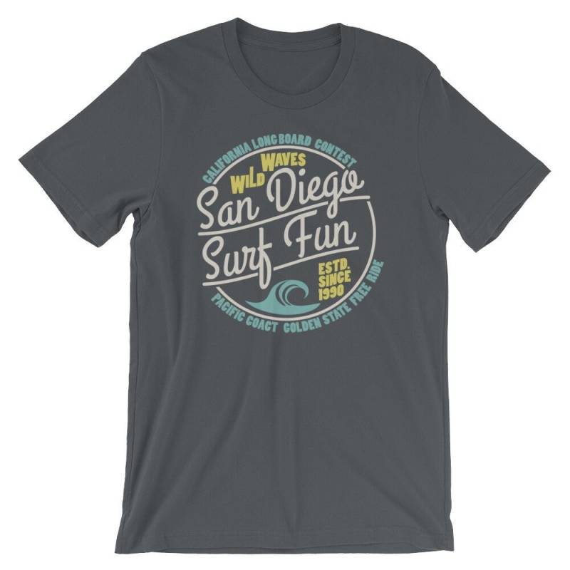 Retro Surf Shirt | Surfen-Geschenk Jahrgang Surfer San Diego Surfen Surfbrett-Shirt Geschenk Für von MintedFresh
