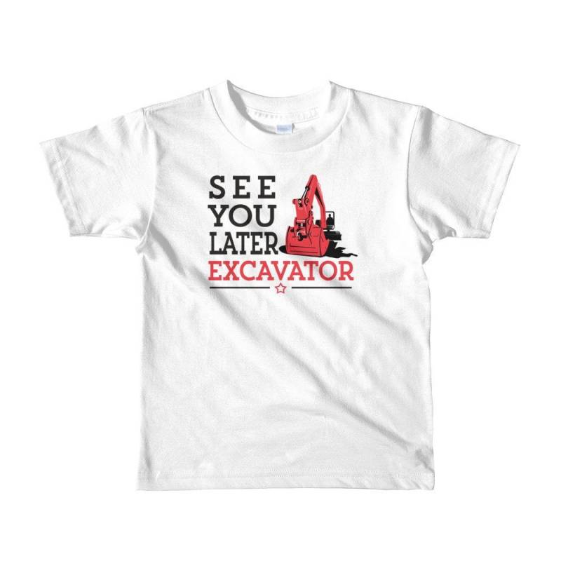 Sehen Sie Später Bagger Shirt | Lustige Jungs Jungen-Maschinen-Shirt Kleinkind-Shirt Bau-Shirt Geschenk von MintedFresh