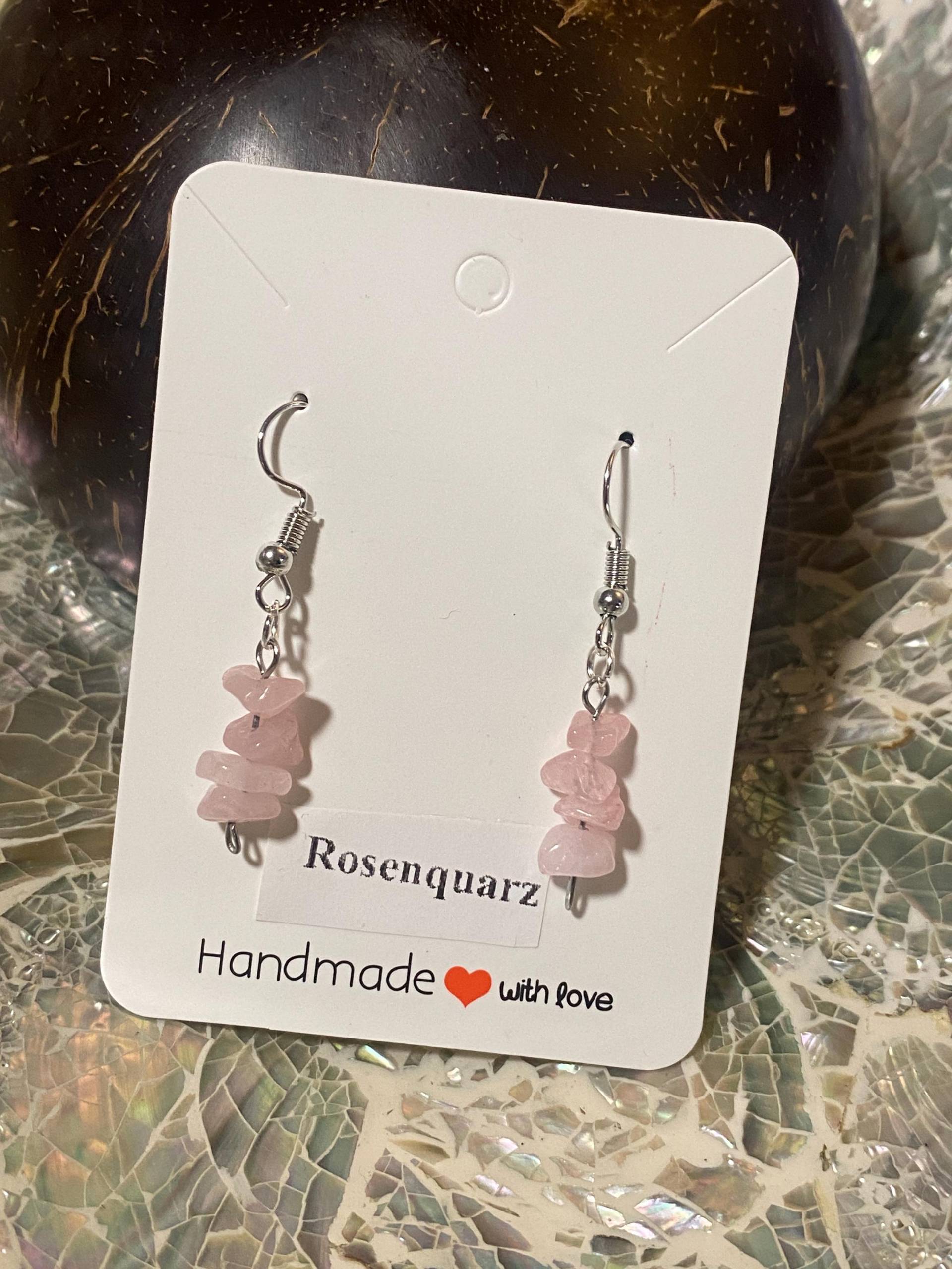 Rosenquarz Ohrringe Rosenquarz Ohrringe von MintyPShop