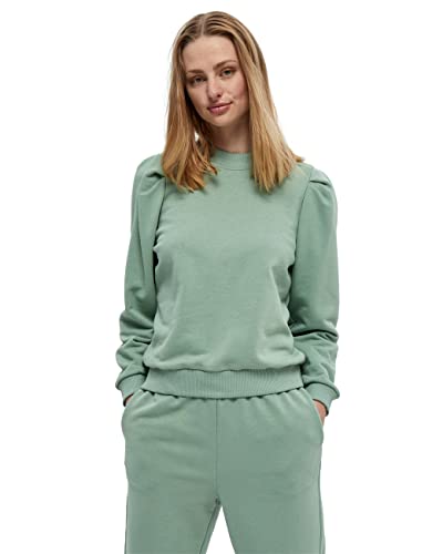 Minus Mika Crew Neck Lange Ärmel Sweat Pullover | Pullover Damen In Grün | Frühling Pulli Damen | Größe Xl von Minus