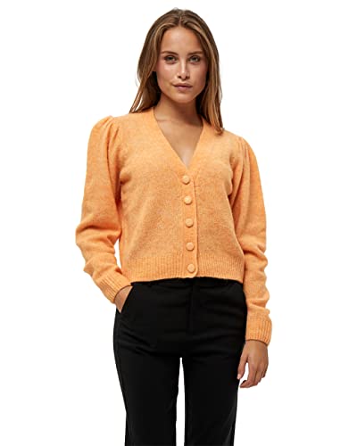 Minus ,Women's ,Ayo knit cardigan, 6024 Apricot tan melange ,L von Minus