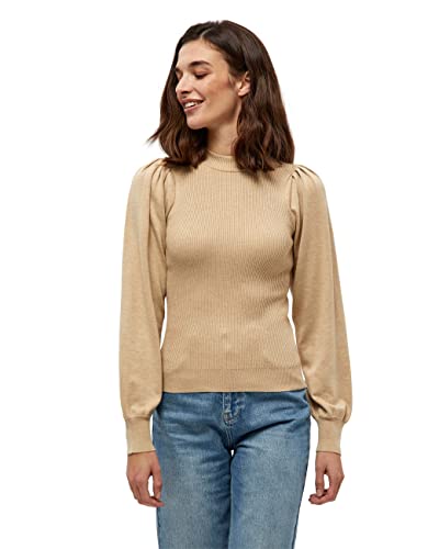 Minus ,Women's ,Merina knit pullover, 734 Warm sand melange ,XS von Minus