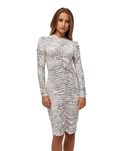 Minus ,Women's ,Rovia Jersey Dress, 9384 Color blend paisley print ,L von Minus