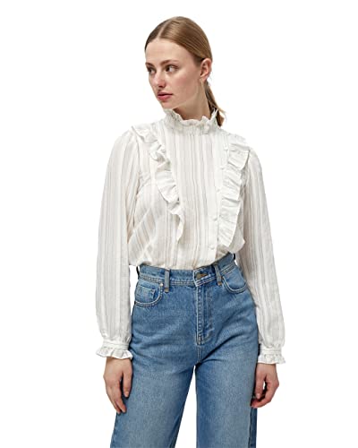 Minus ,Women's ,Sistine Shirt, 9340 Broken white striped ,14 von Minus