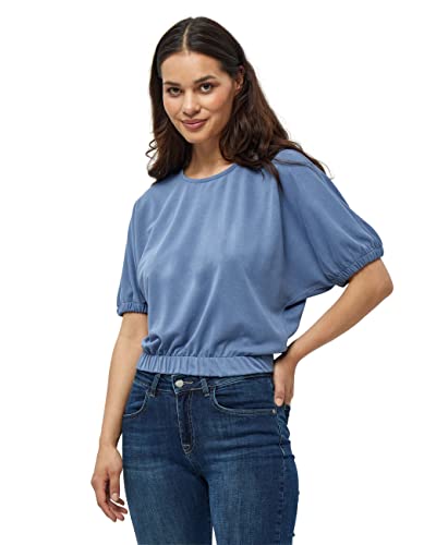 Minus Damen Addilyn Top Blau 36 von Minus