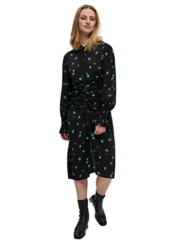 Minus Damen Alexi Dress Maxikleid, 9368 Apple Green Flower Print, 38 von Minus