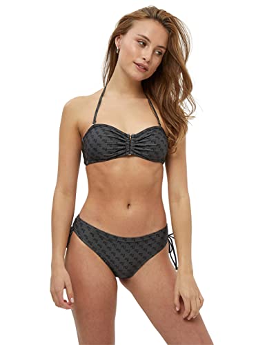 Minus Damen Amabel Top Bikini, 9451 Expresso Logo Print, M EU von Minus