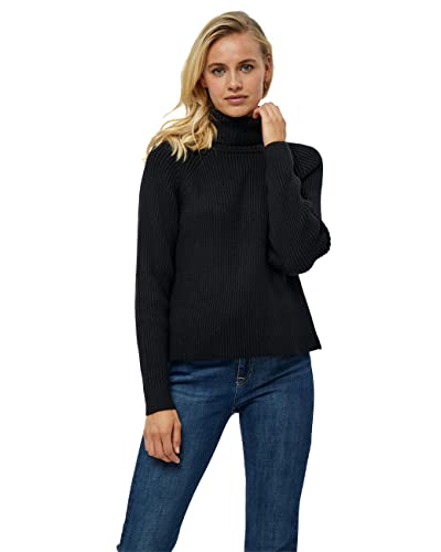 Minus Damen Ava Knit Rollkragen Schwarz L von Minus