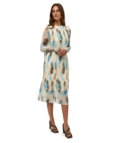 Minus Damen Bianca Mesh Dress Netzkleid, 9385 Cloudy Sky Print, 40 EU von Minus