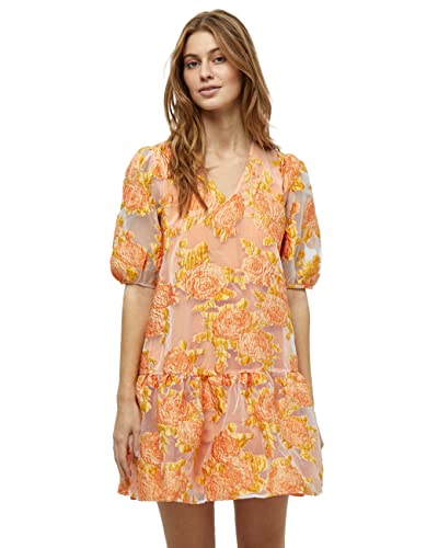 Minus Damen Calima Kleid, 6070 Orange Peel, 34 von Minus