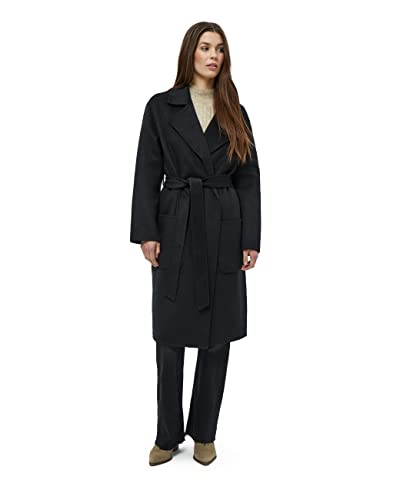 Minus Damen Chantal Mantel Schwarz 38 von Minus