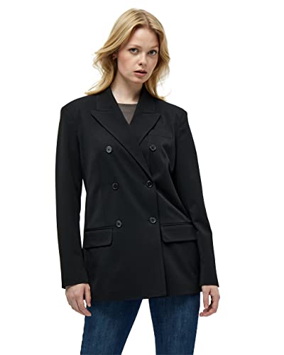 Minus Damen Daria Blazer 2 Schwarz 38 von Minus