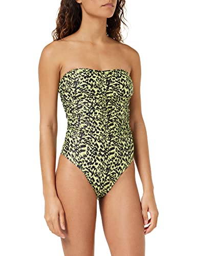 Minus Damen Davia Badeanzug, 6023P Yellow Leo PR, XS von Minus