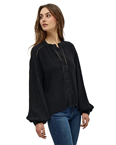 Minus Damen Denia Shirt Schwarz 38 von Minus