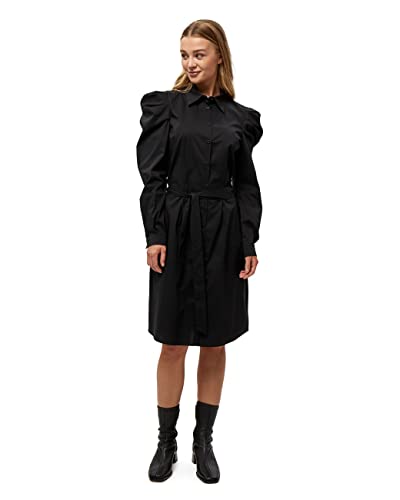 Minus Damen Elayna Dress T Shirt Kleid, 100 Black, 42 von Minus