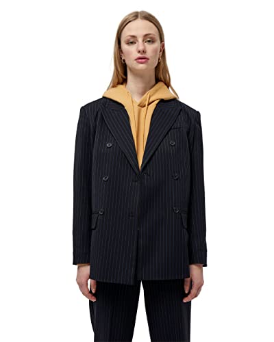 Minus ,Women's ,Embry Blazer, 9350 Black pinstriped ,16 von Minus