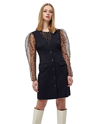 Minus Damen Embry spencer, Kleid, 9350 Black pinstriped, 40 von Minus