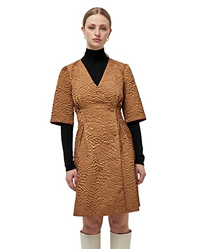 Minus Damen Esme dress, Kleid, 732 Leather brown, 38 von Minus