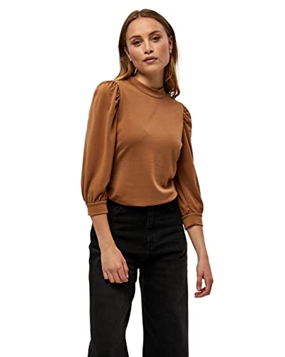 Minus Damen Helene T-Shirt, 371 Rustic brown, XS von Minus