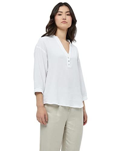 Minus Damen Hemma Bluse mit 3/4-Ärmeln, 200 White, 42 von Minus