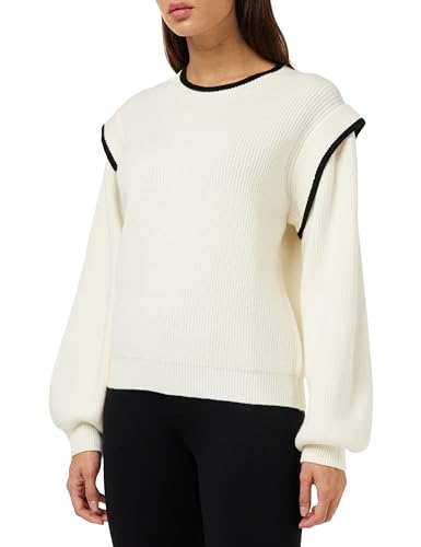 Minus Damen Jayla Strickpullover, 235 Cloud Dancer, S von Minus