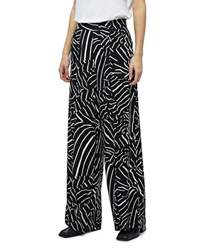 Minus Damen Kassandra Pants 3 Hose, 100P Black Print, 38 von Minus